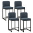 Chenille Bar Stool For Smart Life Set Of 4