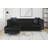 Lyon Velvet Sofa Chaise-105890070
