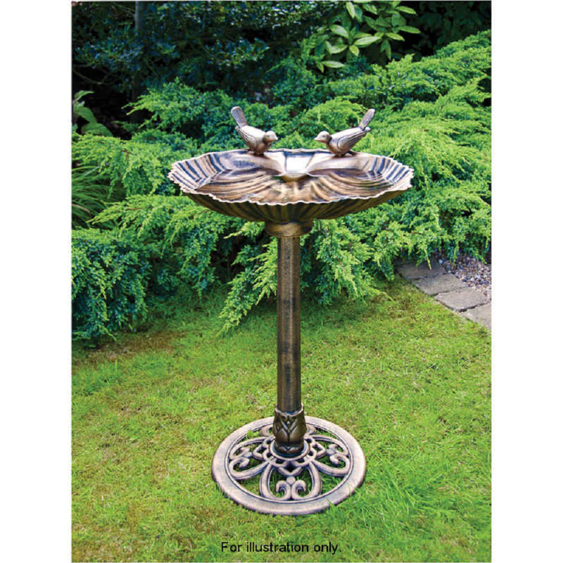Guth Plastic / Acrylic Mosaic Birdbath