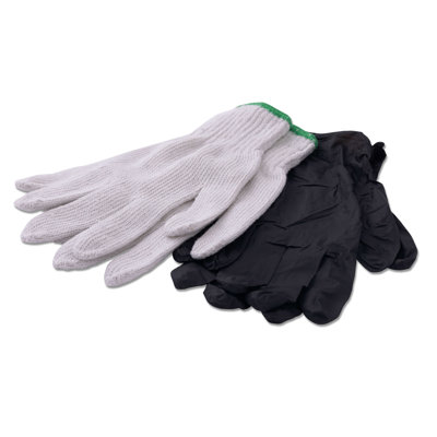 Food Preparation Glove Set - 24 Nitrile And 4 Cotton