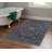 Breedlove Traditional Machine Woven Flatweave Blue and Raspberry Area Rug with Non Skid Backing-1543844823