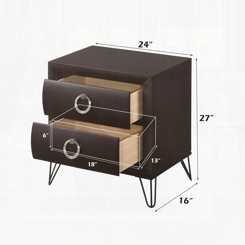 Table de chevet moderne pour chambre à coucher