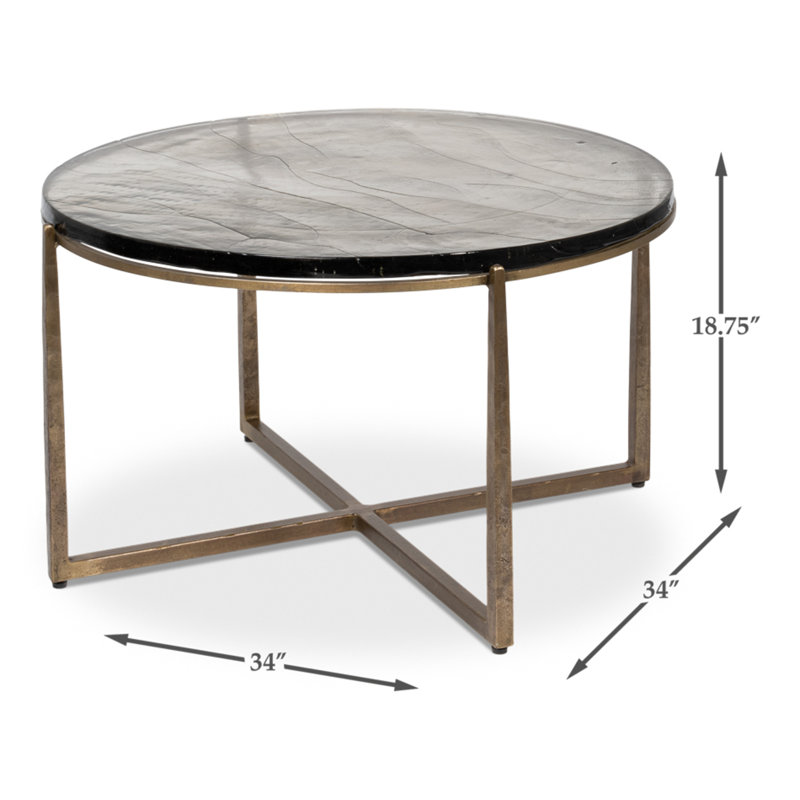 Dorsey Glass Coffee Table