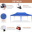 10x20 Pop Up Party Canopy Tents 3.0, Wind Resistant and Waterproof Upgrade Structure Easily Block UV Rays with 6 Outdoor Tents-99446958