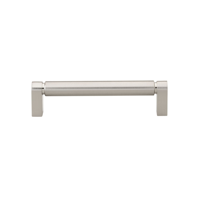 Poignée barre 5-1 / 16 "128mm Center to Center Smooth_25, Nickel satiné