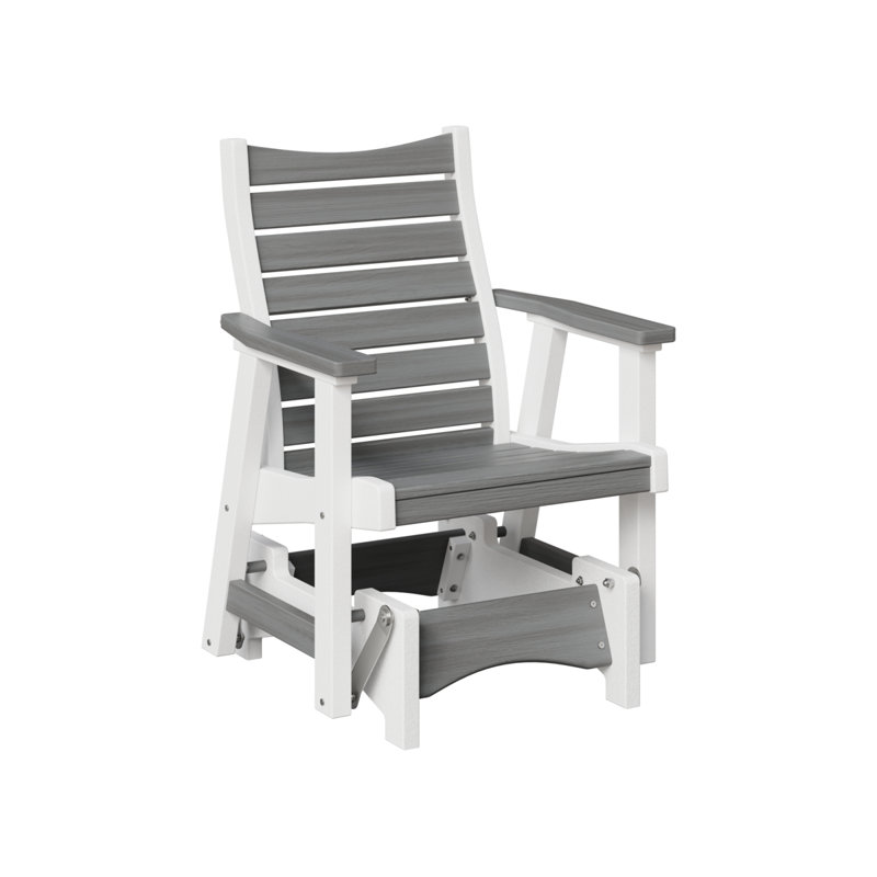 Fauteuil oscillant simple Berlin Gardens Bristol, Bois flottant gris / blanc