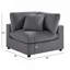 Coin d'angle - Velours côtelé gris anthracite-123012966