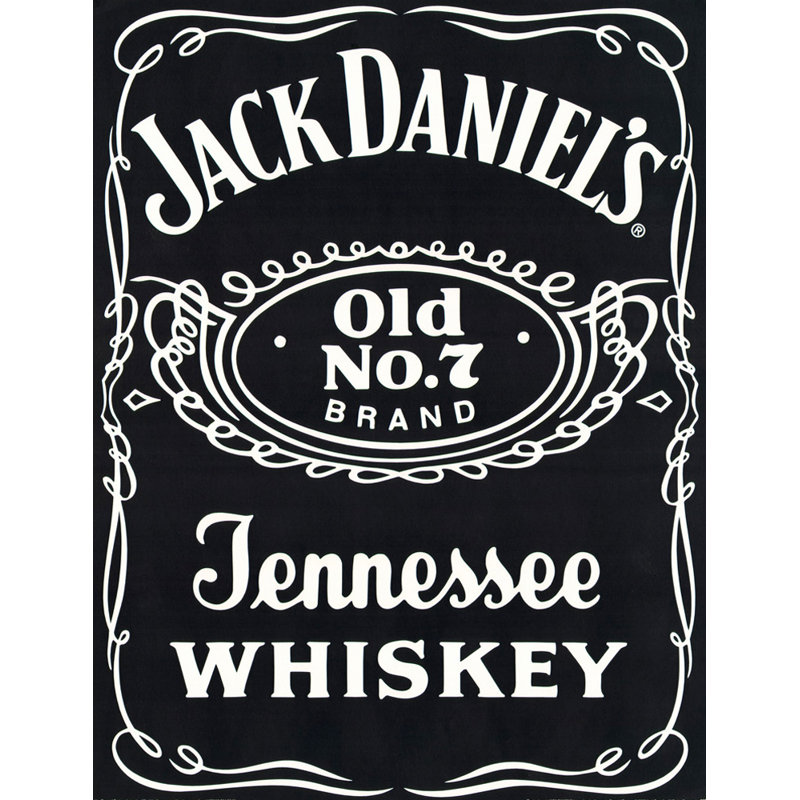 Jack Daniel's (étiquette), H 18 po x l 14 po