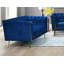 Causeuse en velours 57 po Sardella -695345580