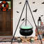 Grand chaudron d'Halloween sur un trépied