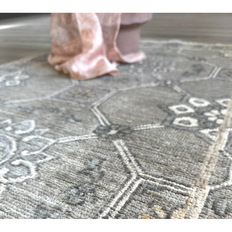 Tiny Knots Hand Woven Wool Area Rug