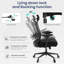 Chaise de bureau ergonomique avec support lombaire réglable Kevin