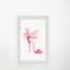 «Pink High Heels», reproduction d'art encadrée-26009514