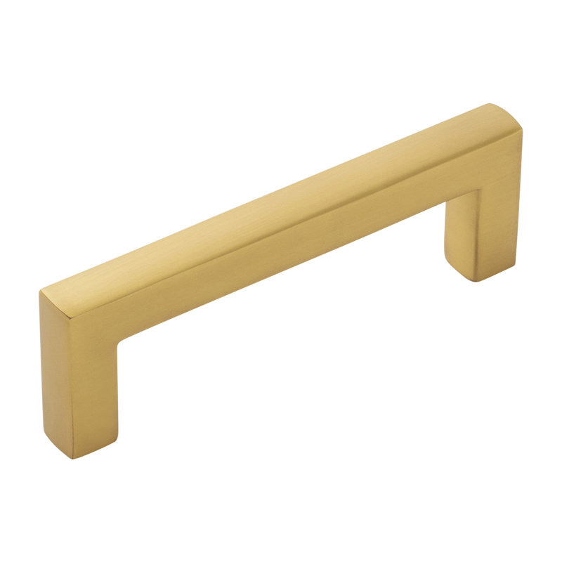 Coventry Center Appliance Pull, 3 3/4", Brushed Golden Brass, 0.5"