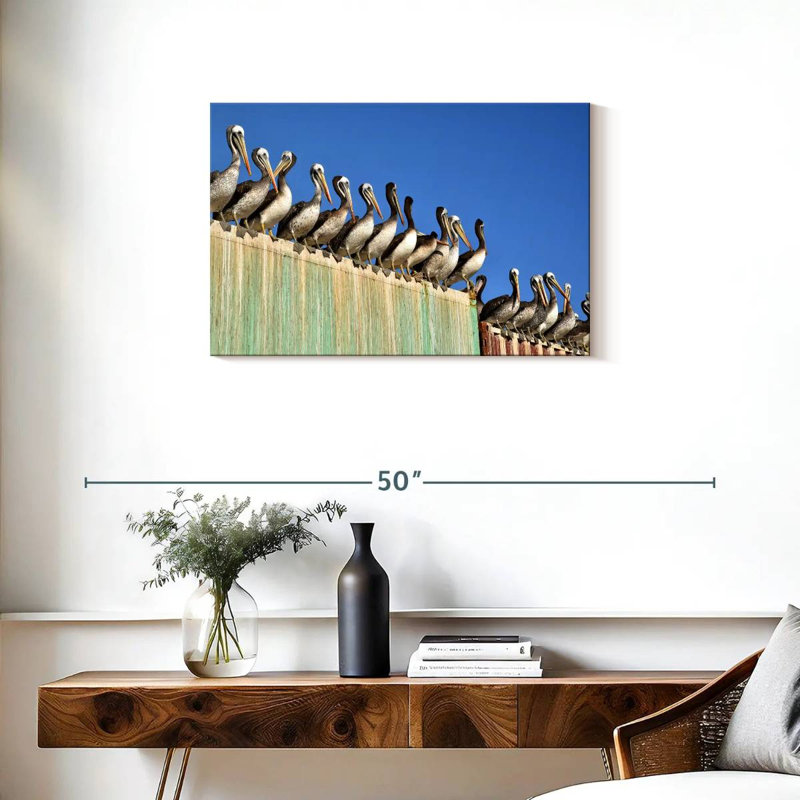 Brampt Pelican Party, 20" H x 30" W