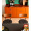 Chaise de dossier en acier inoxydable-763067698