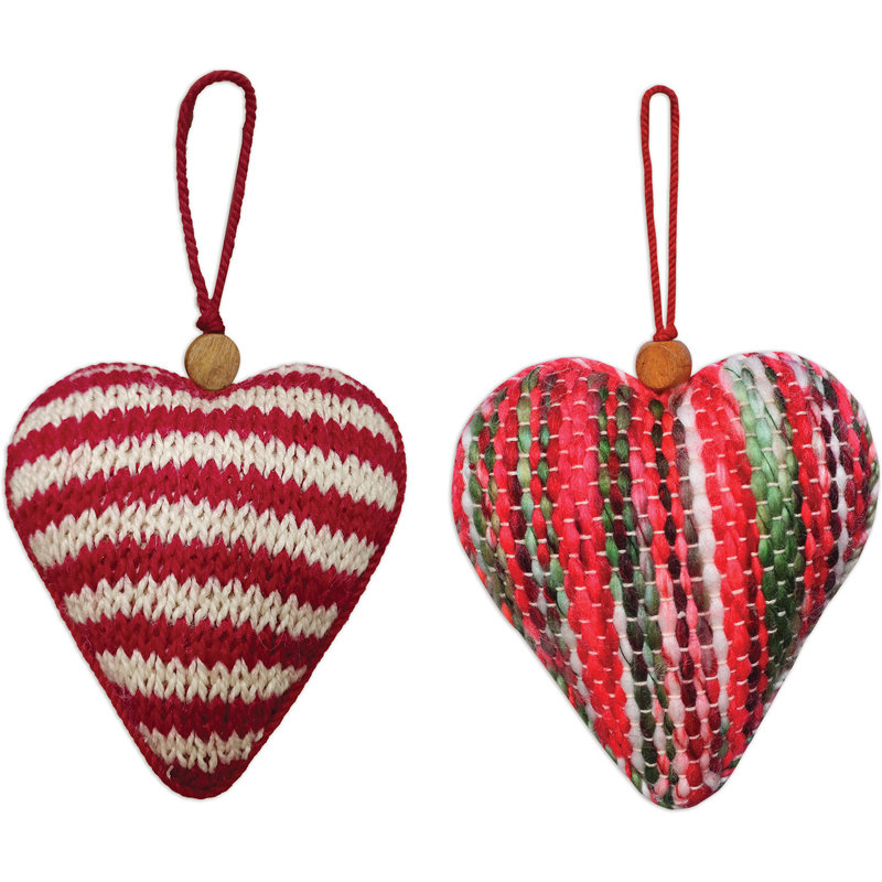 Heart Ornament - Set of 2