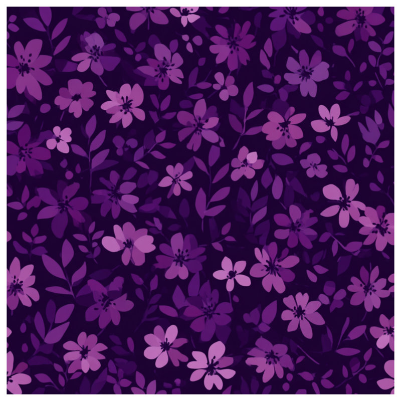 Tapisserie murale fleurs - décoration murale florale, H 50 po x l 60 po avec 4 œillets