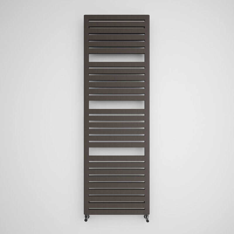Salisbury Heated Towel Rail, Black, 136cm H x 30cm W x 7.2cm D