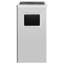 Cendrier poubelle vidaXL en acier inoxydable pour hôtel-57702610-57702611