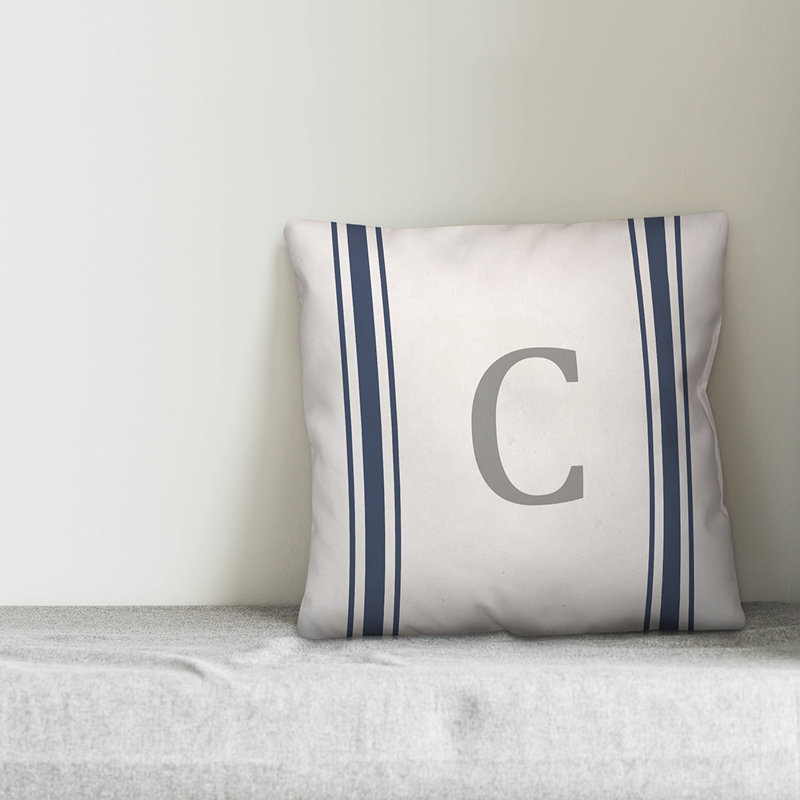 Reversible Throw Pillow, C