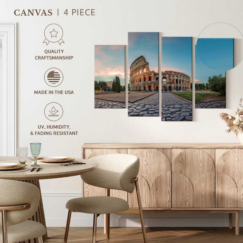 Lilie The Roman Colosseum, 54" H x 84" W