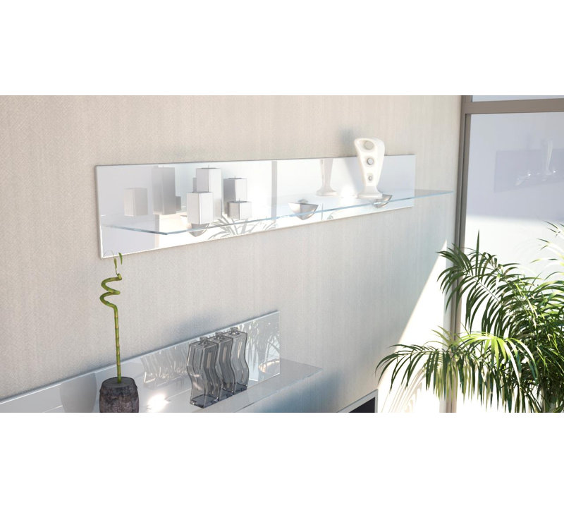 Mccloskey Floating Shelf, White, 20cm H x 146cm W x 19cm D