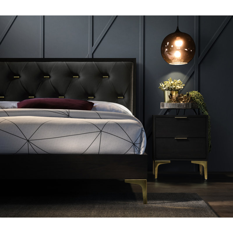 Raymond Upholstered Panel Headboard, Full/Double
