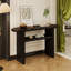 Console en bois 48,7 "avec tablette-982497398