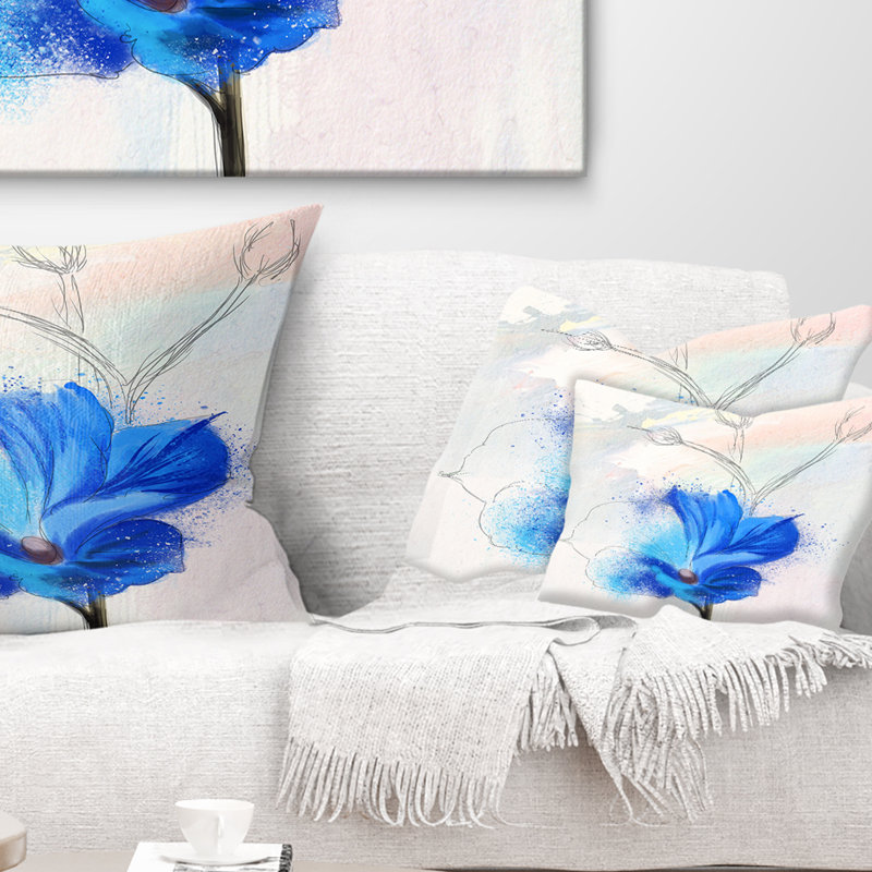 Coussin lombaire floral magnifique