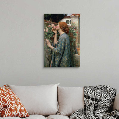 «The Soul of the Rose, 1908» par John William Waterhouse, reproduction sur toile