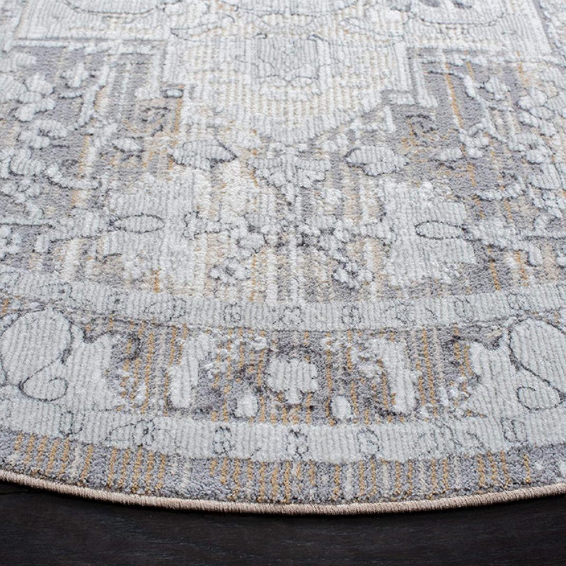 Martine Performance Oriental Rug, Round 6'7"