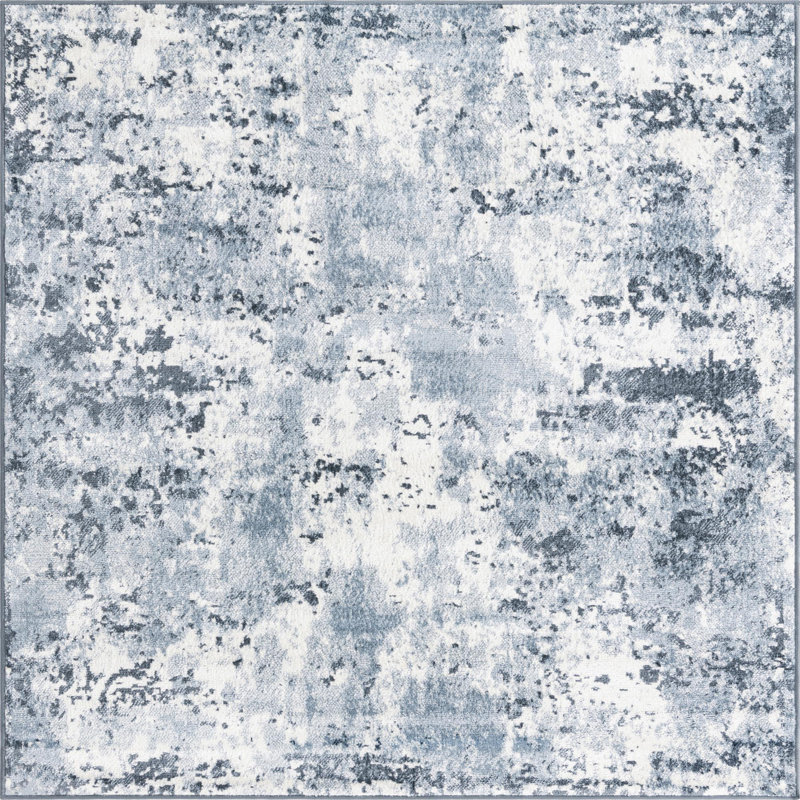 Abstract Indoor Rug, Square 5' x 5'