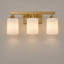 Luminaire de salle de bain industriel en verre brossé cylindrique givré 3 lumières-1094279566