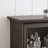 Retro Versatile 4 Tier Glass Display Cabinet With Flip Up Glass Doors And Ample Storage Space-1329284422