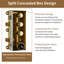 3-Functions 12" Ceiling-Mounted Thermostatic Shower System-119149566