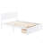 Platform Bed with Under-bed Drawers