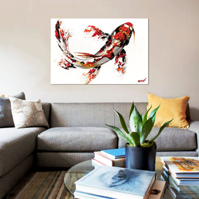 «Swiger Koi Fish», reproduction sur toile