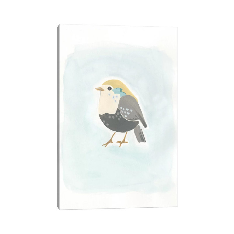 Dapper Bird II by June Erica Vess - Wrapped Canvas Painting, 66.04 cm H x 45.72 cm W x 1.91 cm D