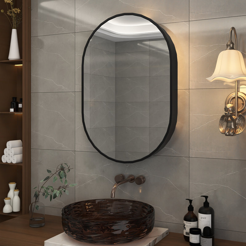 Armoire à pharmacie avec miroir 24 W 36 H Johileny