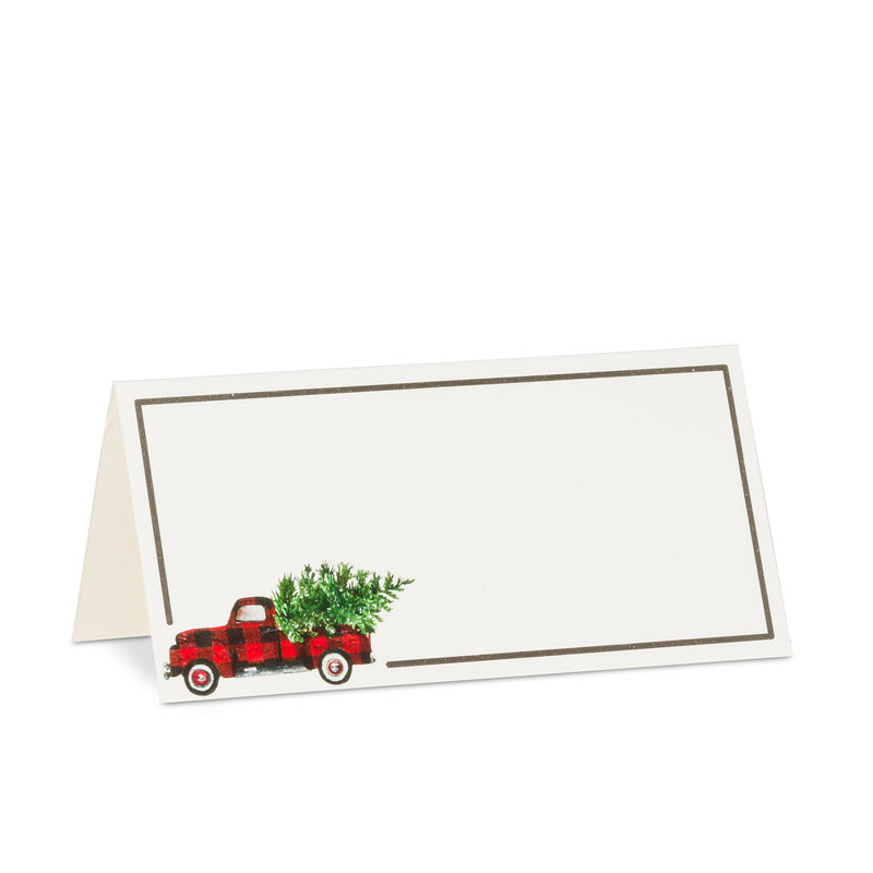 Placecard Plaid