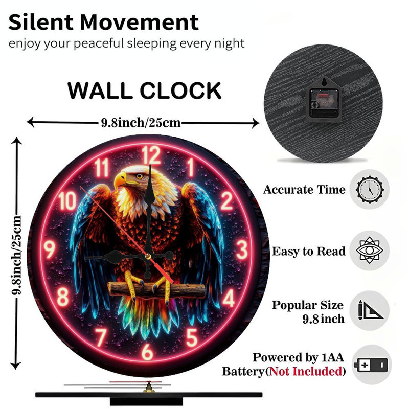 Horloge murale Eagle