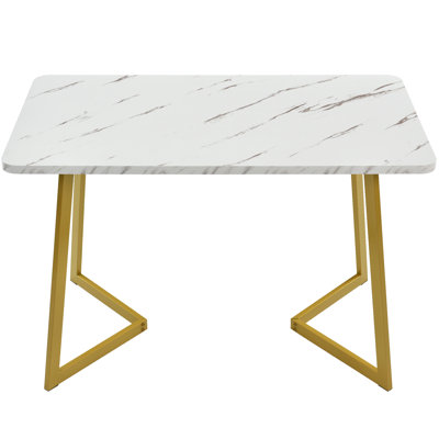 Hohman Metal Base Dining Table