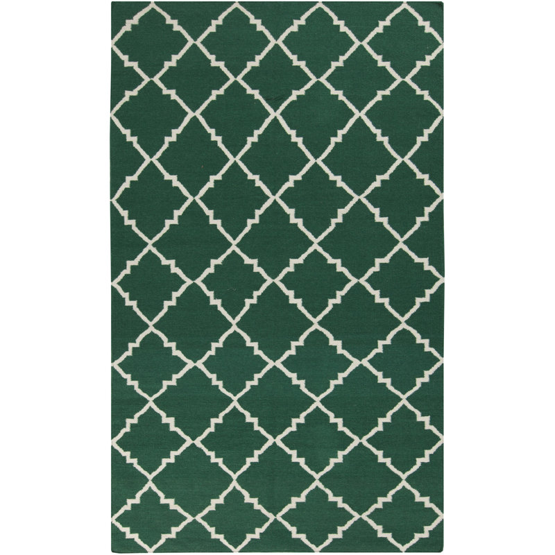 Kramer Wool Geometric Indoor Rug, Rectangle 2' x 3'