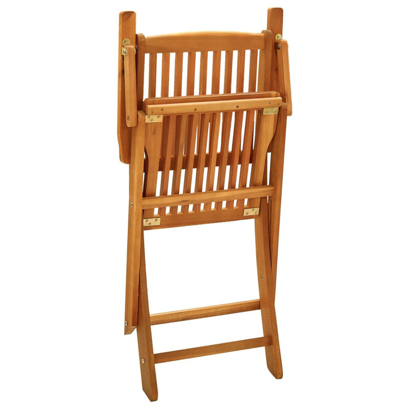 Folding Patio Chair Solid Eucalyptus Wood