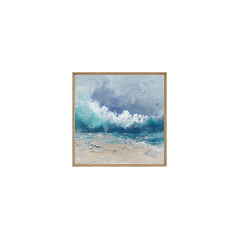 The Language of Waves, 40" H x 40" W