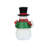 Snowman Statue with LED Lights Lighted Christmas Decor Battery Operated Indoor Use Only