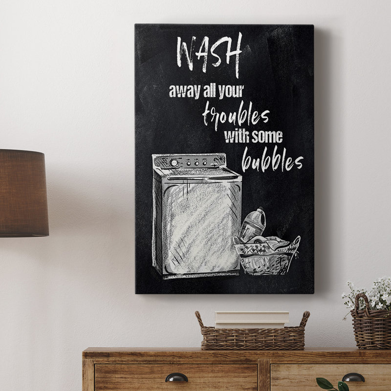Wash Wash Your Troues - Cavas de galerie sur mesure, H 12 po x l 8 po