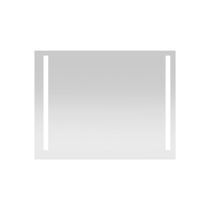 Miroir de salle de bain illuminé 36" modern, H 31 po x l 36 po x P 4 po