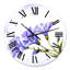 Blue Wildflowers - Horloge murale traditionnelle-60280122